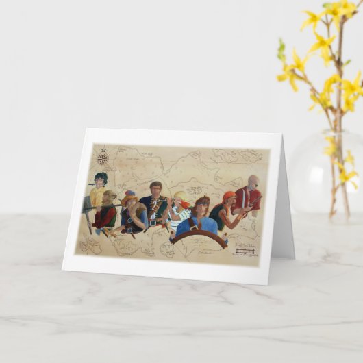 "Pirates !" Carte (Fleur jaune)