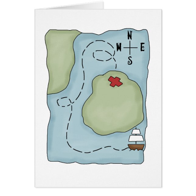 Pirates · Carte de pirate (Devant)
