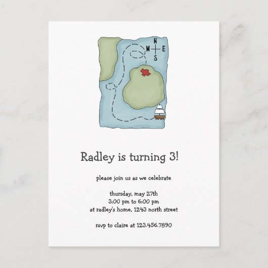 Pirates ・ Carte des pirates (Devant)