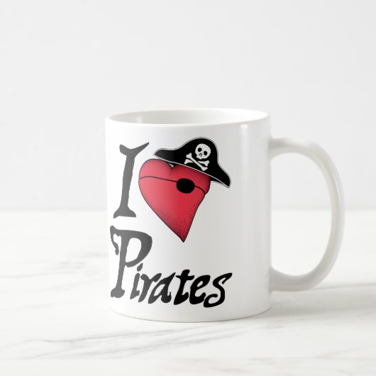 Pirates de coeur - tasse (Droite)