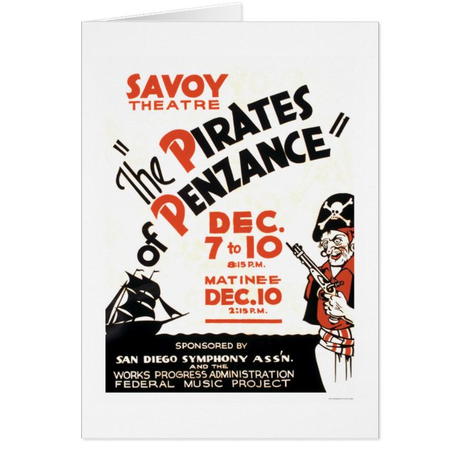 Pirates de Penzance WPA 1938 (Devant)