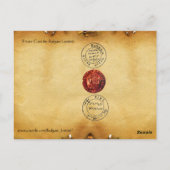 PIRATES ET PIRATES ANCIENS CARTES DE TRÉSOR (Dos)