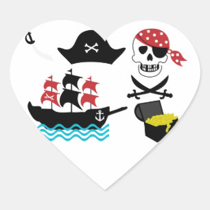Pirates Hart Sticker