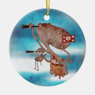 Pirates. Imagination and fantasy, cute and lovely. Keramisch Ornament