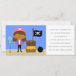 Pirates Invitations de fête d'anniversaire (pour l