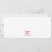 Pirates Invitations de fête d'anniversaire (pour l (Dos)