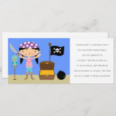 Pirates Invitations de fête d'anniversaire (pour l (Devant / Derrière)