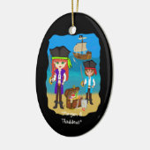 Pirates kerstversient keramisch ornament (Links)