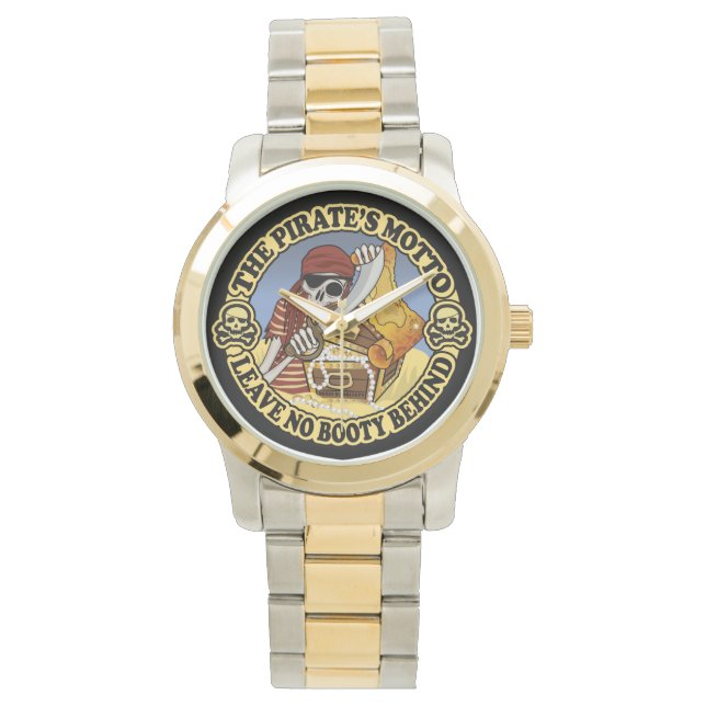 Pirate's Motto Horloge (Voorkant)