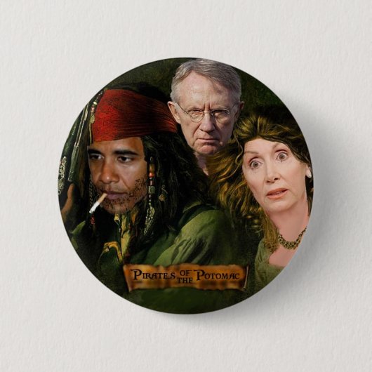 Pirates_of_the_Potomac Ronde Button 5,7 Cm (Voorkant)