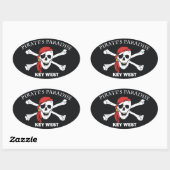 Pirates Paradise Ovale Sticker (Vel)