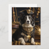 Pirates Party Harty Uitnodiging Briefkaart (Voorkant / Achterkant)