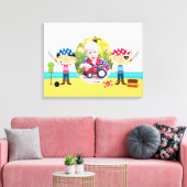 Pirates Photo Schattige Boy [24x18 inch] Canvas (Insitu (Woonkamer))