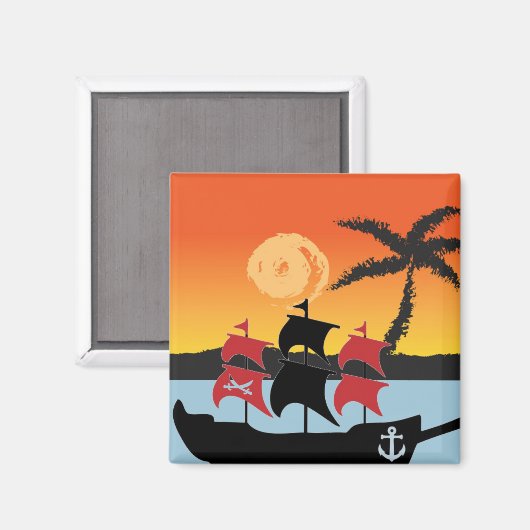 Pirates Ship Magnet (Recto/Verso)