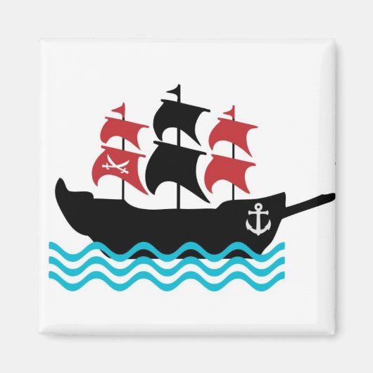 Pirates Ship Magnet (Devant)