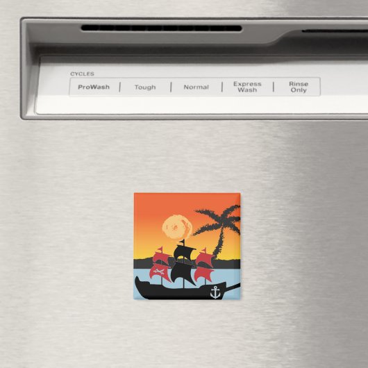 Pirates Ship Magnet Magneet (Insitu (Vaatwasser))