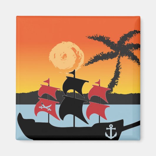 Pirates Ship Magnet Magneet (Voorkant)