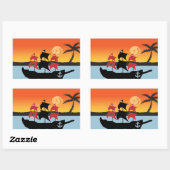 Pirates Ship Sticker (Vel)