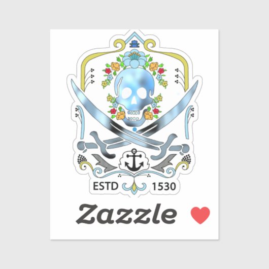pirates sticker (Vel)