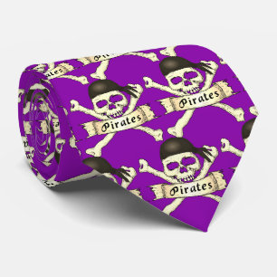 Pirates Team Mascot Football Baseball Cravate spor