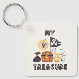 Pirate's Treasure Chest Sleutelhanger