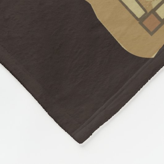 Pirates Treasure Map, Skull Island Fleece Deken (Hoek)