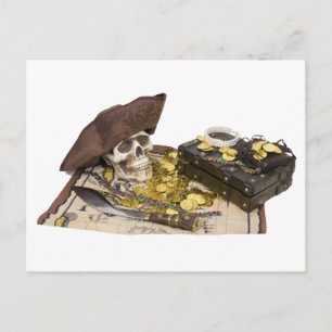 PirateSkullBooty092009 Briefkaart