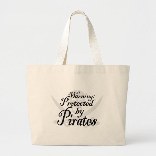 PirateWarning,Bag Grote Tote Bag (Voorkant)