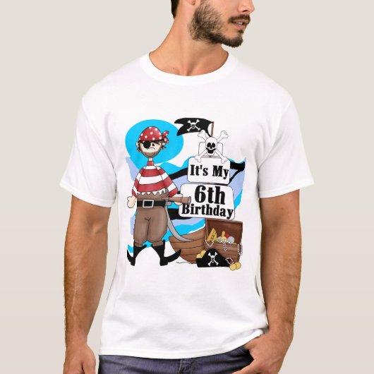 Piratez les 6èmes T-shirts et cadeaux (Devant)