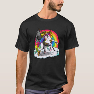 Piraticorn   Rainbow Unicorn Pirate T-shirt