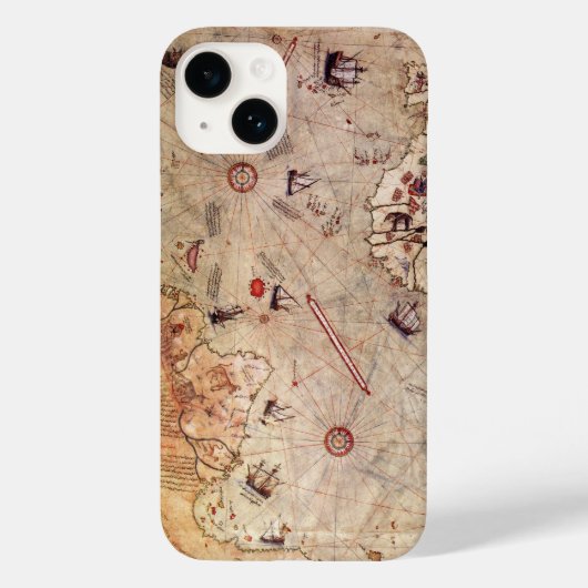 Piri Reis Wereldkaart Case-Mate iPhone Case (Achterkant)