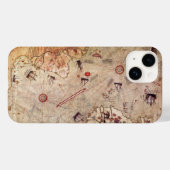 Piri Reis Wereldkaart Case-Mate iPhone Case (Achterkant (horizontaal))