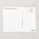 Piroguier Vezo Briefkaart (Achterkant)