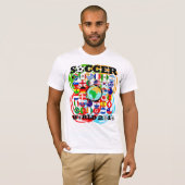 Pirouette de couleur de T-shirt de blanc des (Devant entier)