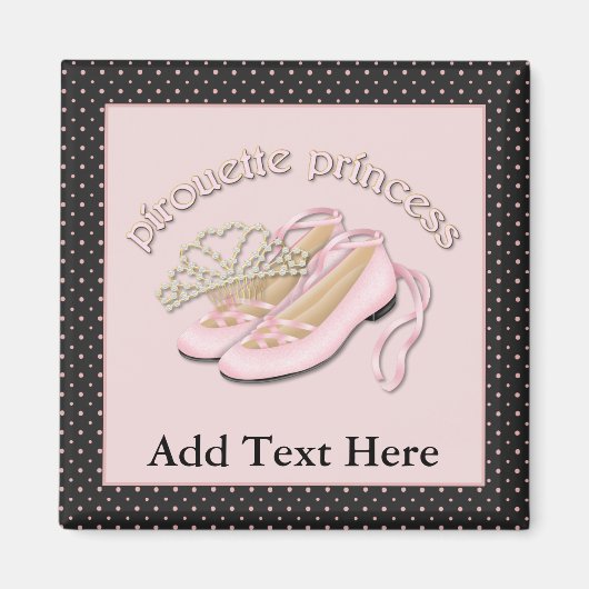Pirouette Princesse Magnet (Devant)