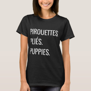 pirouettes chiots pies t-shirts paris