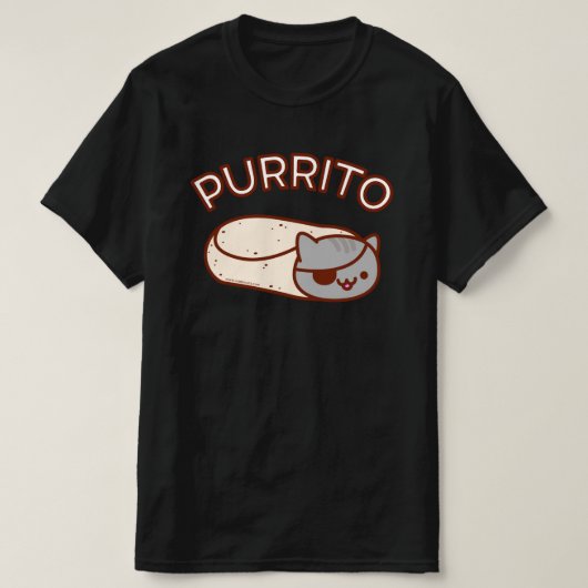 PirRITO Cat Burrito T-SHIRT (Design devant)