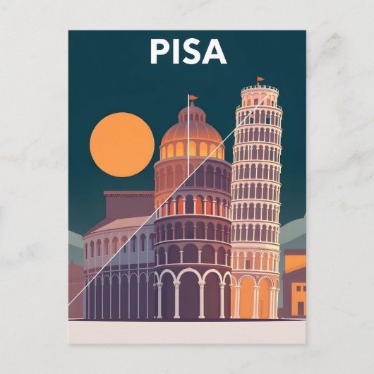 Pisa Briefkaart (Voorkant)