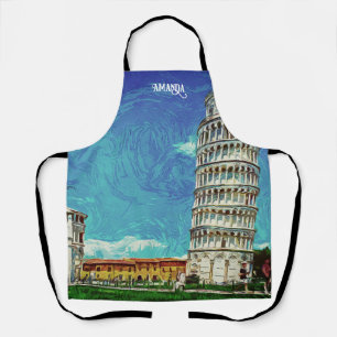 Pisa Italië Europa Paint Kleurrijk Schort