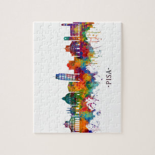 Pisa Italy Skyline Legpuzzel