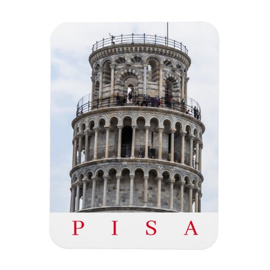 Pisa Leaning Tower fridge magnet Magneet (Verticaal)