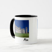 Pisa Leaning Tower Night Panorama Italië Gift Mok (Voorkant links)