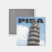 Pisa Learning Tower Frigo Magnet (Recto/Verso)