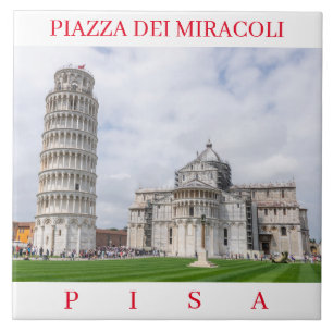 Pisa Piazza dei Miracoli keramische tegel Tegeltje