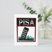 Pisa Poster Briefkaart (Staand voorkant)