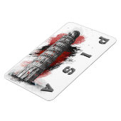 Pisa Scheve Toren Souvenir Magneet (Linkerzijde)
