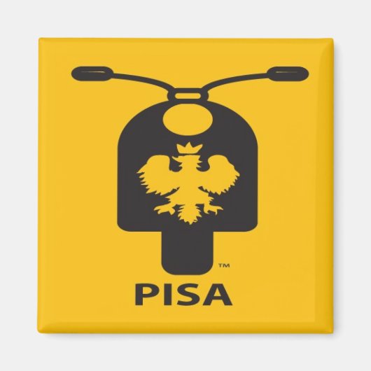 Pisa scooter magneet (Voorkant)