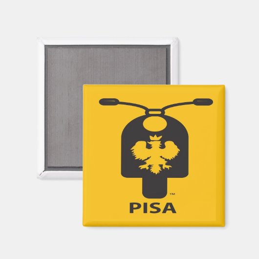 Pisa Scooter Magnet (Recto/Verso)