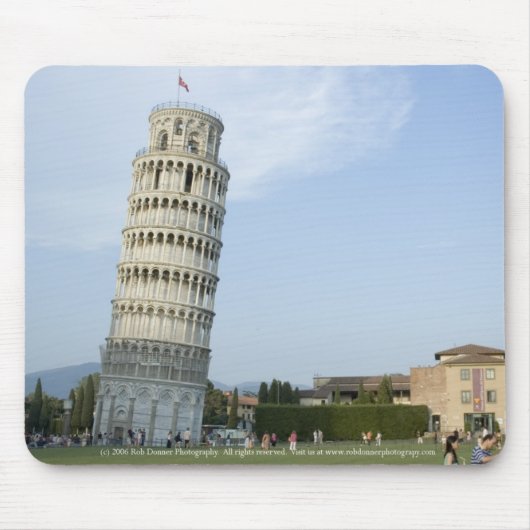 Pisa tower mousepad muismat (Voorkant)