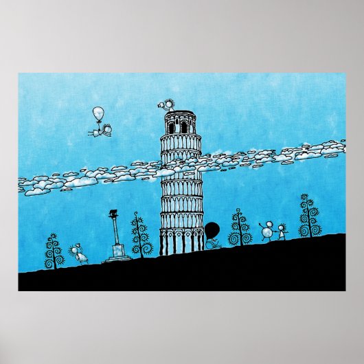 Pisa Tower Poster (Voorkant)